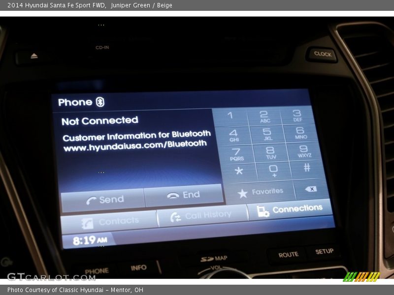 Juniper Green / Beige 2014 Hyundai Santa Fe Sport FWD