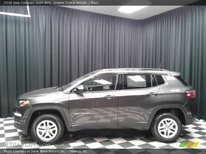 Granite Crystal Metallic / Black 2018 Jeep Compass Sport 4x4