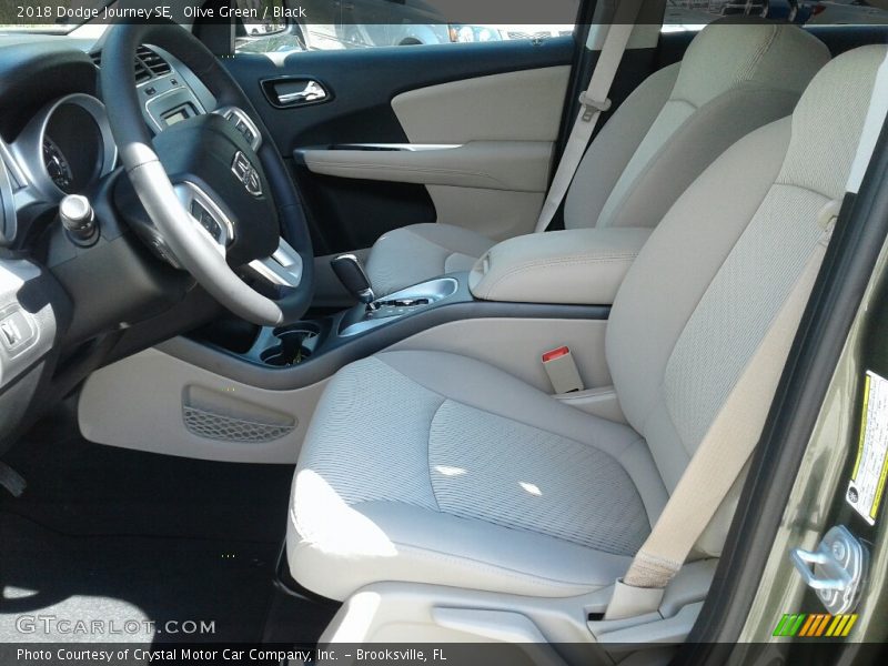 Olive Green / Black 2018 Dodge Journey SE