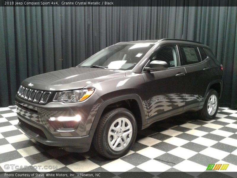 Granite Crystal Metallic / Black 2018 Jeep Compass Sport 4x4