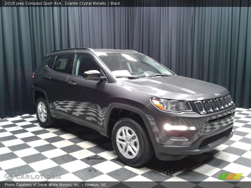 Granite Crystal Metallic / Black 2018 Jeep Compass Sport 4x4