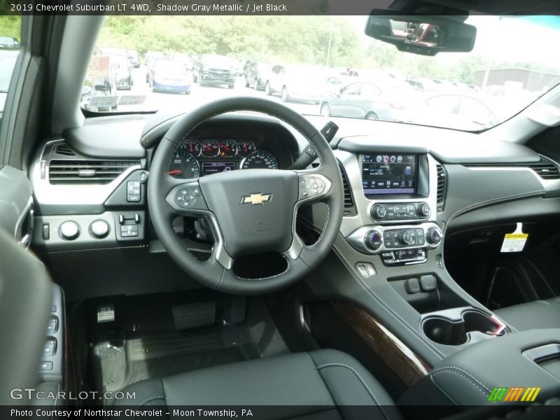 Shadow Gray Metallic / Jet Black 2019 Chevrolet Suburban LT 4WD