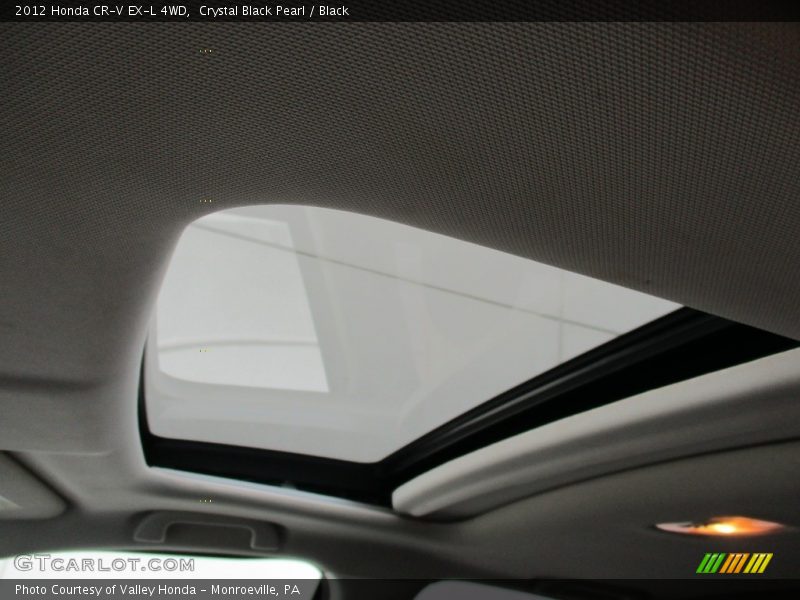 Crystal Black Pearl / Black 2012 Honda CR-V EX-L 4WD