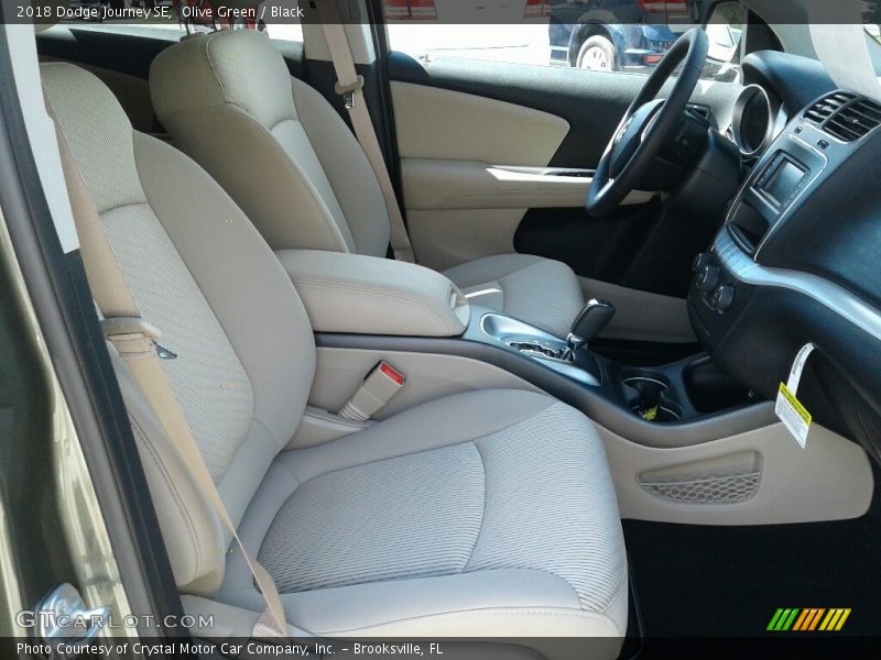 Olive Green / Black 2018 Dodge Journey SE