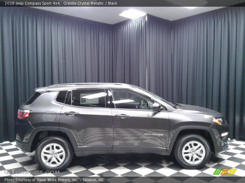 Granite Crystal Metallic / Black 2018 Jeep Compass Sport 4x4