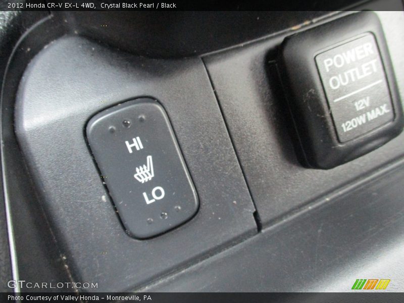 Crystal Black Pearl / Black 2012 Honda CR-V EX-L 4WD