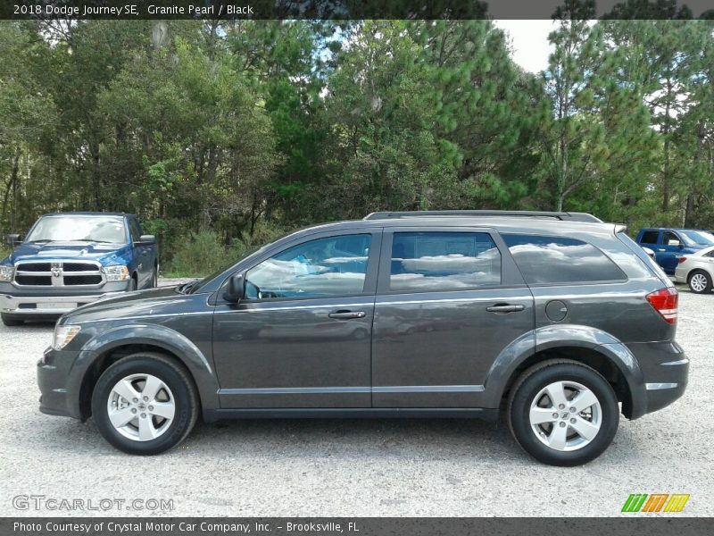 Granite Pearl / Black 2018 Dodge Journey SE