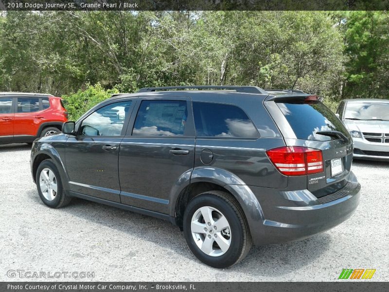Granite Pearl / Black 2018 Dodge Journey SE