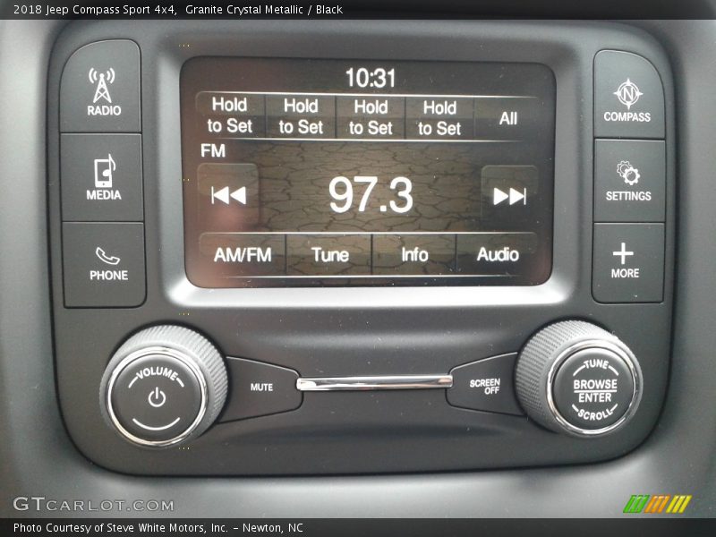 Granite Crystal Metallic / Black 2018 Jeep Compass Sport 4x4