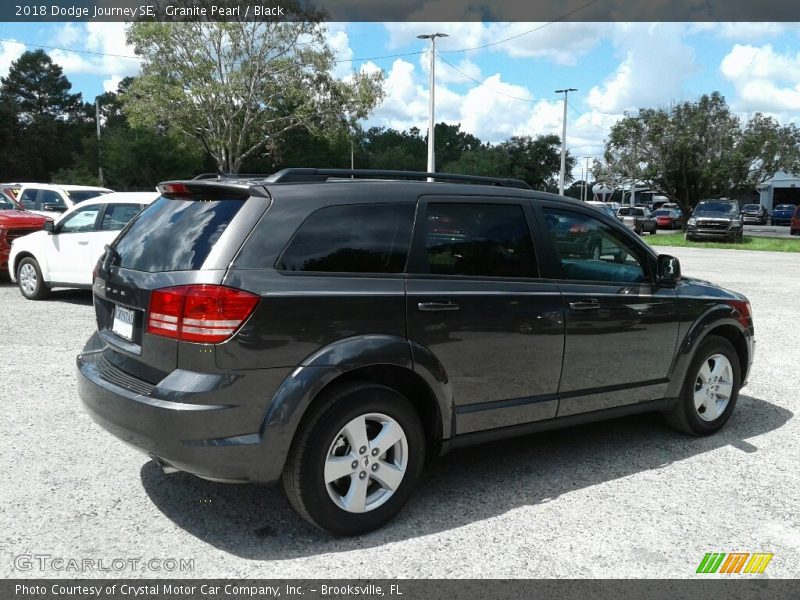 Granite Pearl / Black 2018 Dodge Journey SE