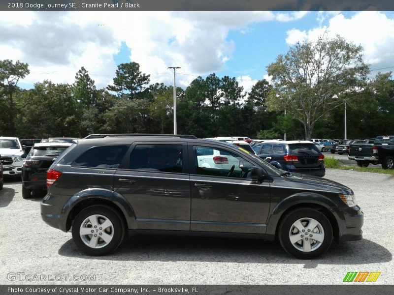 Granite Pearl / Black 2018 Dodge Journey SE