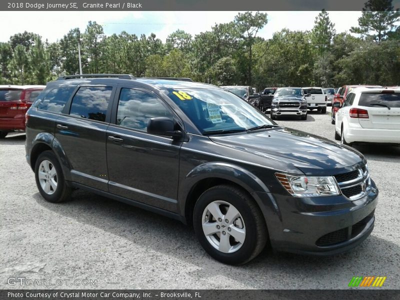 Granite Pearl / Black 2018 Dodge Journey SE