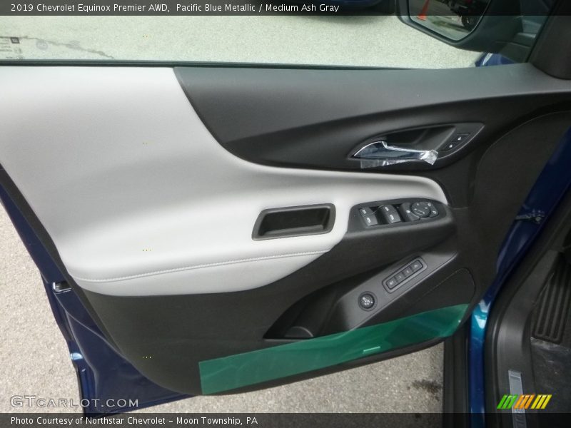 Pacific Blue Metallic / Medium Ash Gray 2019 Chevrolet Equinox Premier AWD