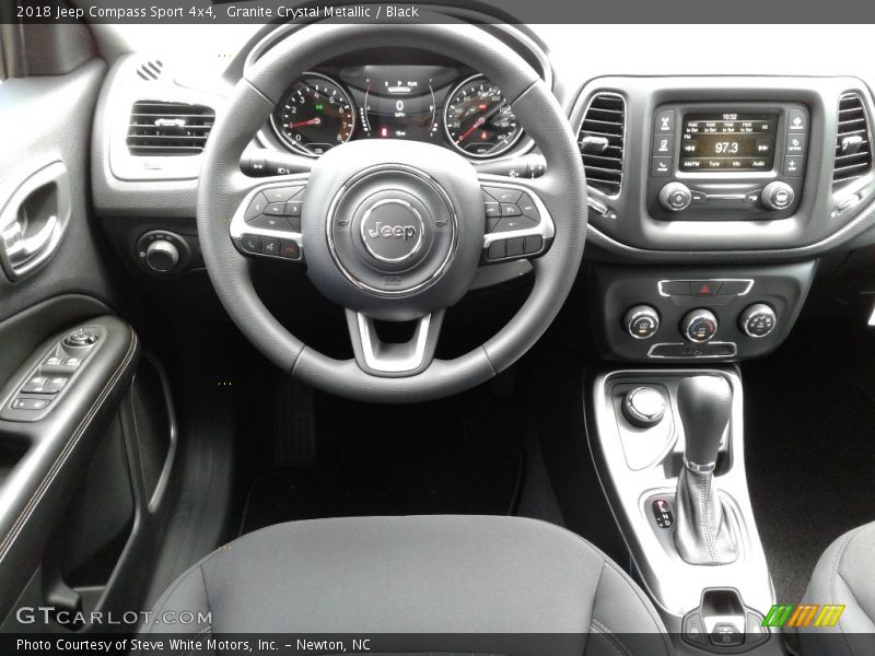 Granite Crystal Metallic / Black 2018 Jeep Compass Sport 4x4