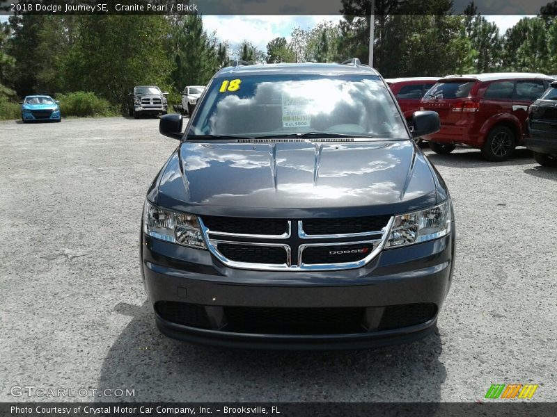 Granite Pearl / Black 2018 Dodge Journey SE