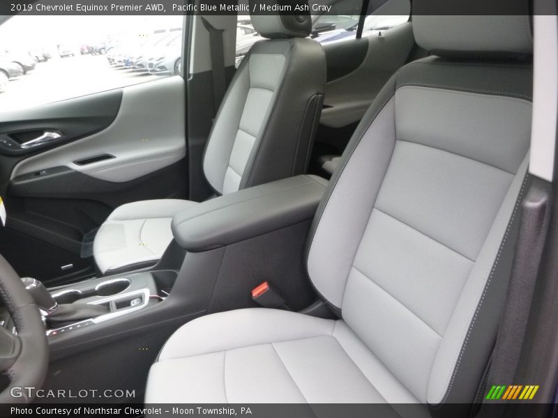 Pacific Blue Metallic / Medium Ash Gray 2019 Chevrolet Equinox Premier AWD