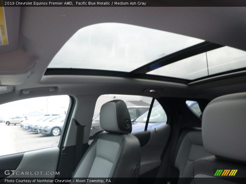 Pacific Blue Metallic / Medium Ash Gray 2019 Chevrolet Equinox Premier AWD