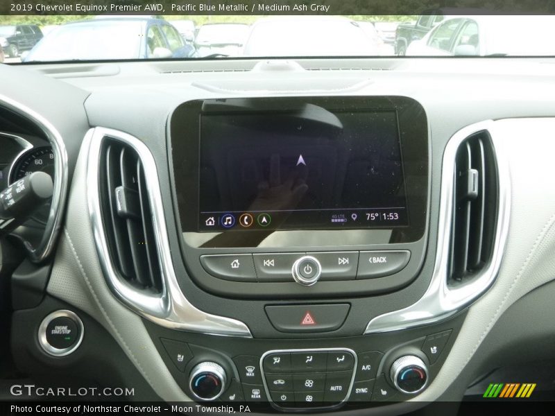 Pacific Blue Metallic / Medium Ash Gray 2019 Chevrolet Equinox Premier AWD