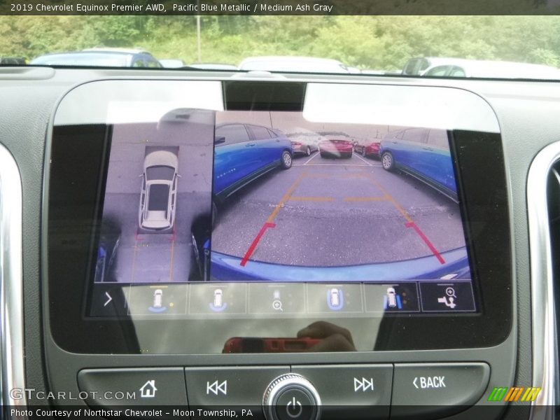 Pacific Blue Metallic / Medium Ash Gray 2019 Chevrolet Equinox Premier AWD