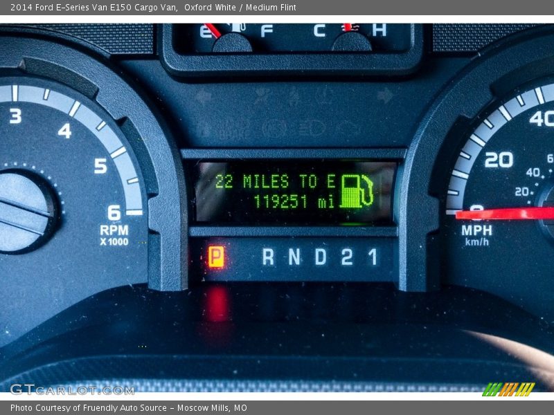 Oxford White / Medium Flint 2014 Ford E-Series Van E150 Cargo Van