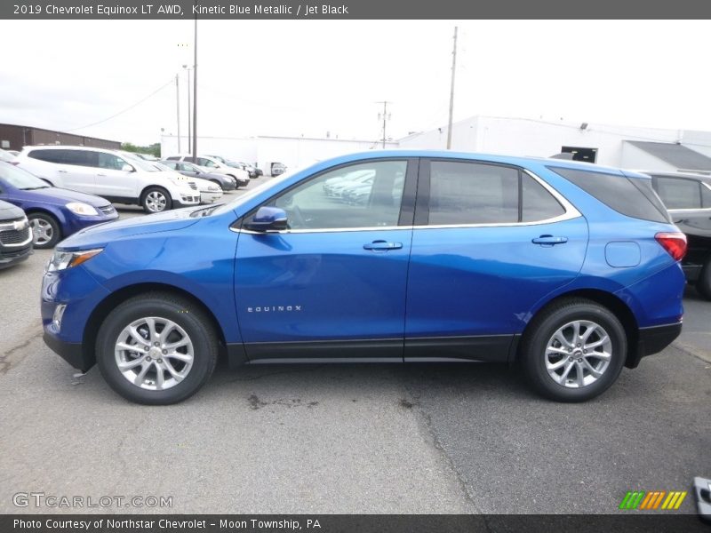Kinetic Blue Metallic / Jet Black 2019 Chevrolet Equinox LT AWD
