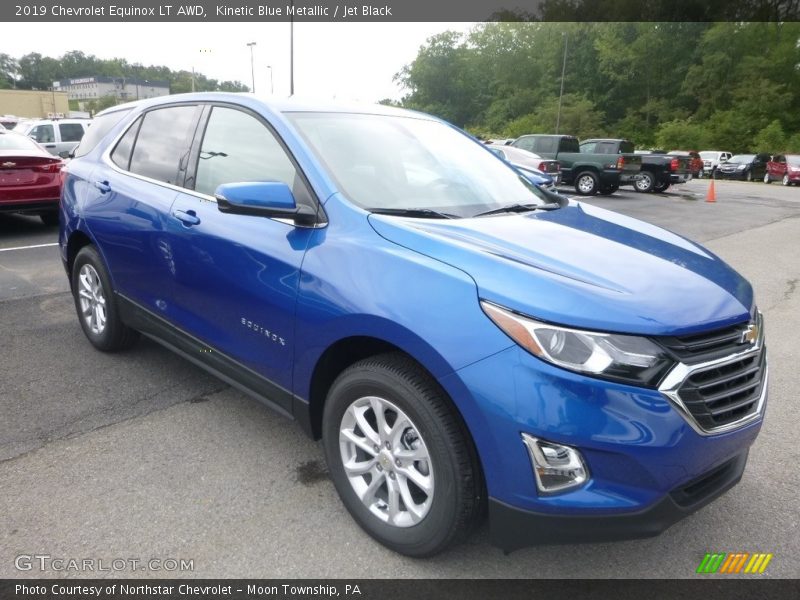 Kinetic Blue Metallic / Jet Black 2019 Chevrolet Equinox LT AWD