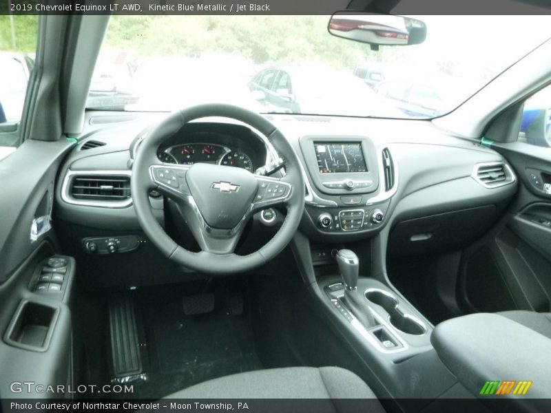 Kinetic Blue Metallic / Jet Black 2019 Chevrolet Equinox LT AWD