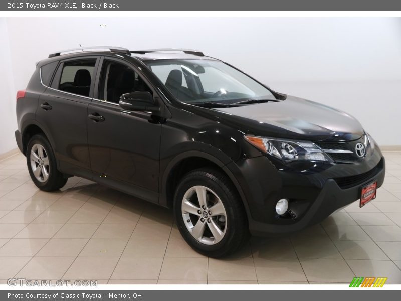 Black / Black 2015 Toyota RAV4 XLE