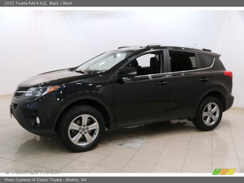 Black / Black 2015 Toyota RAV4 XLE