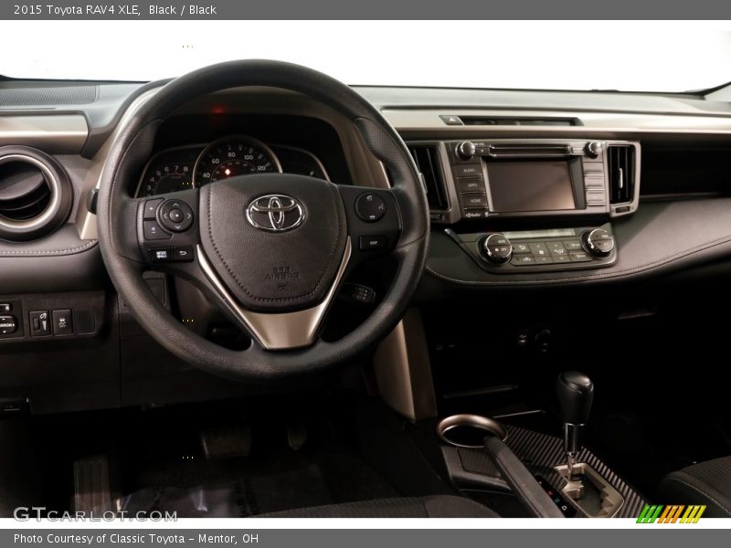 Black / Black 2015 Toyota RAV4 XLE