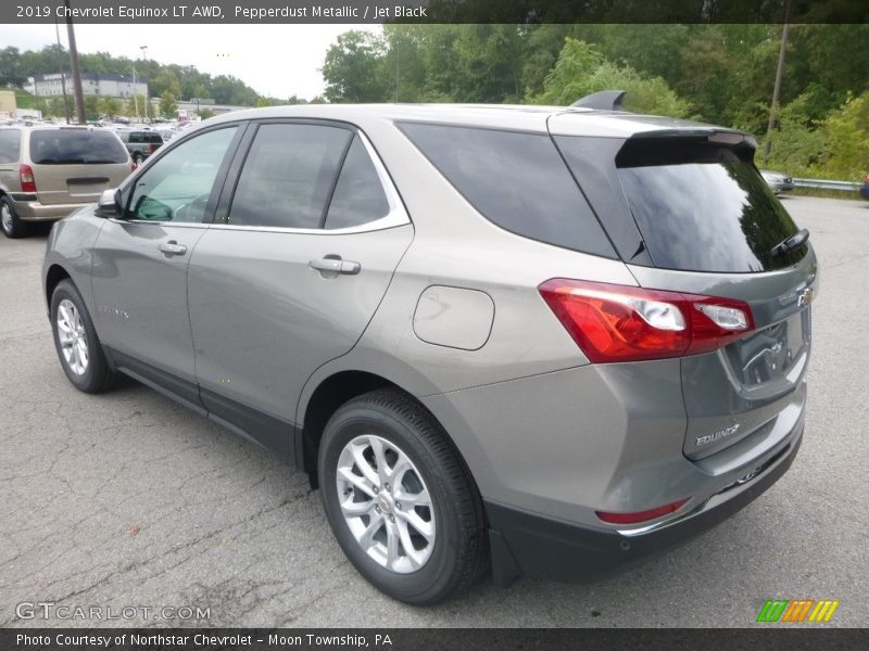 Pepperdust Metallic / Jet Black 2019 Chevrolet Equinox LT AWD