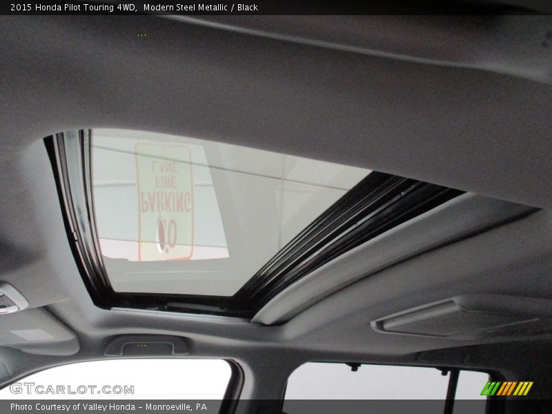 Modern Steel Metallic / Black 2015 Honda Pilot Touring 4WD