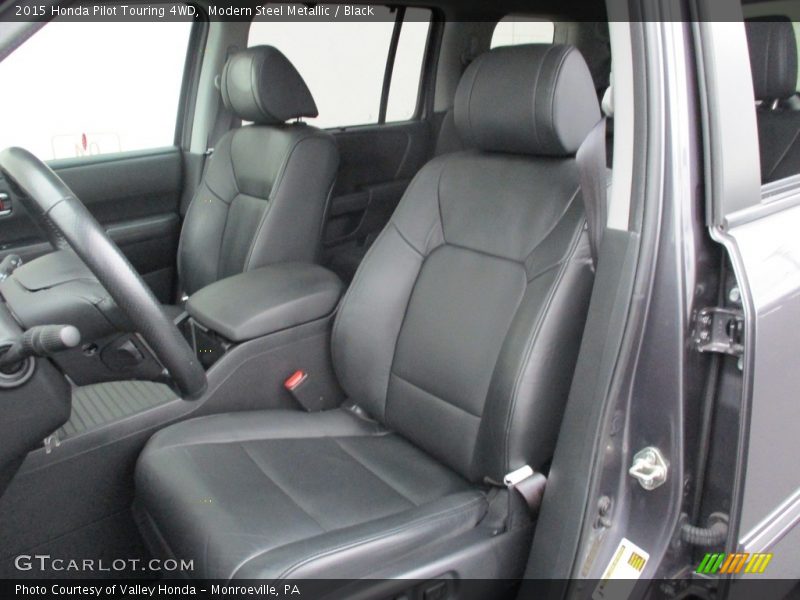 Modern Steel Metallic / Black 2015 Honda Pilot Touring 4WD
