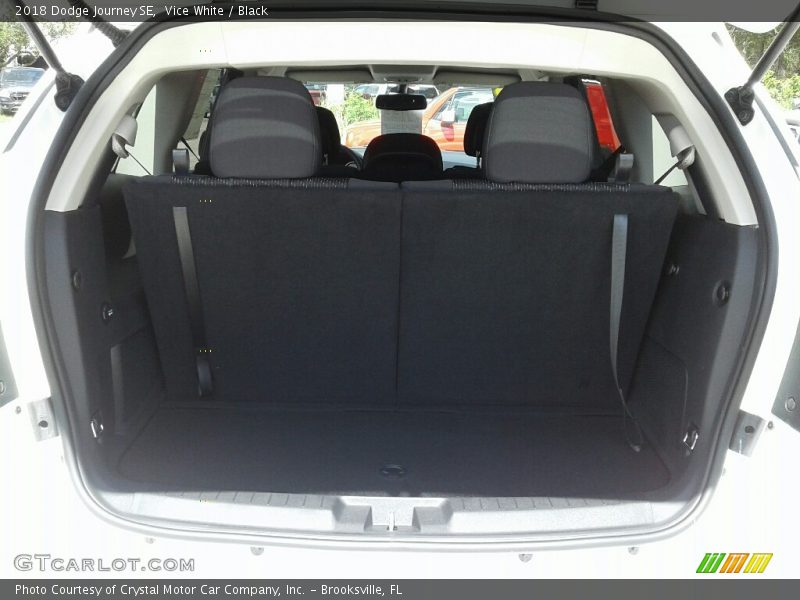 Vice White / Black 2018 Dodge Journey SE