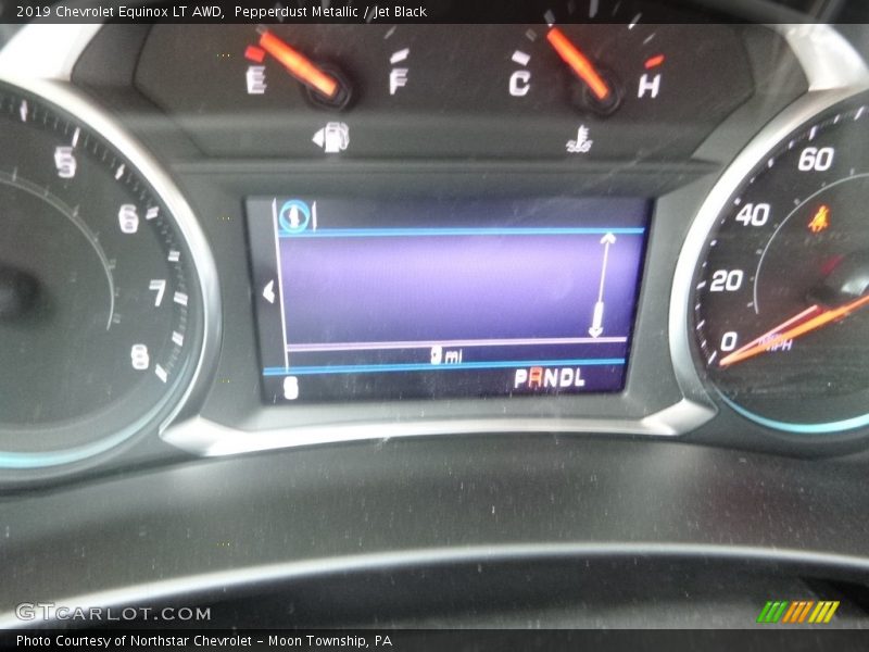 Pepperdust Metallic / Jet Black 2019 Chevrolet Equinox LT AWD