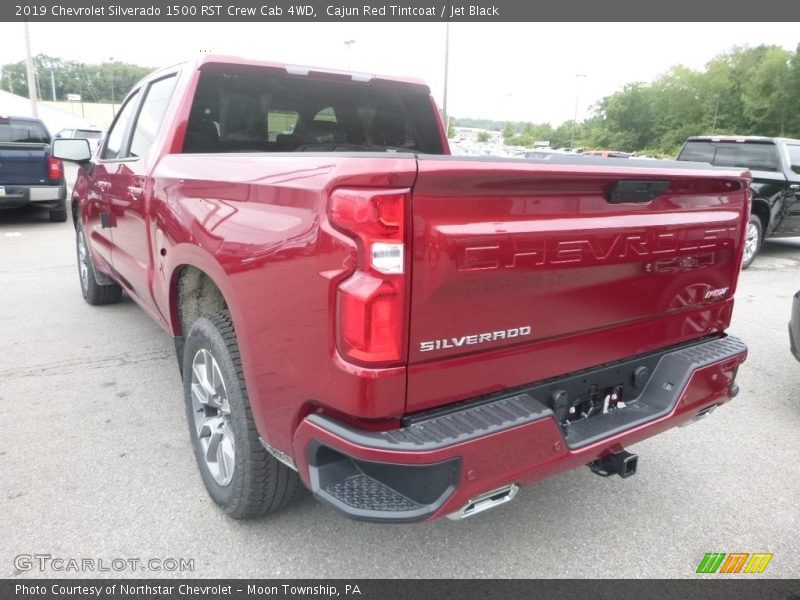 Cajun Red Tintcoat / Jet Black 2019 Chevrolet Silverado 1500 RST Crew Cab 4WD