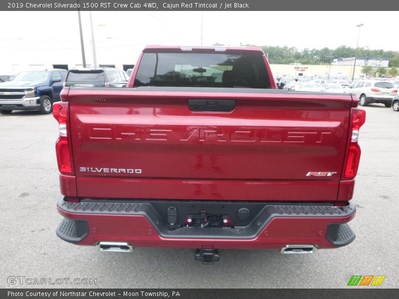 Cajun Red Tintcoat / Jet Black 2019 Chevrolet Silverado 1500 RST Crew Cab 4WD