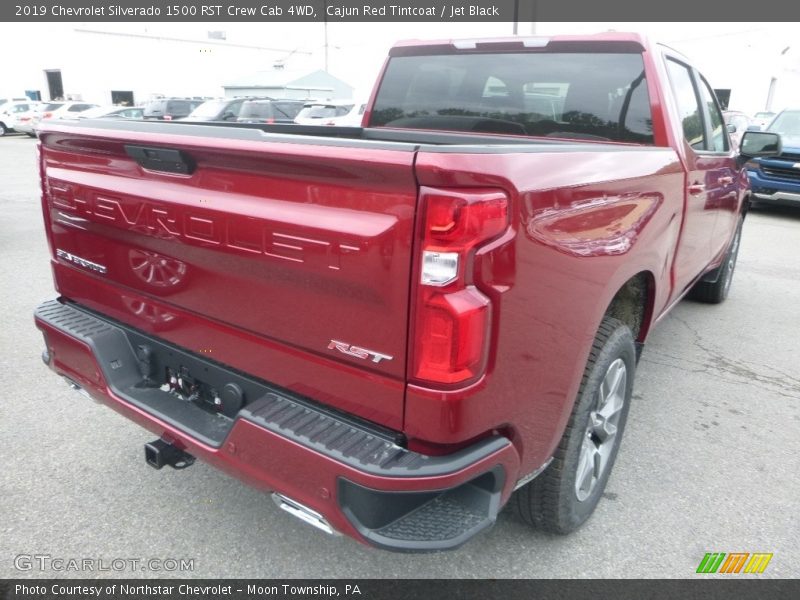 Cajun Red Tintcoat / Jet Black 2019 Chevrolet Silverado 1500 RST Crew Cab 4WD