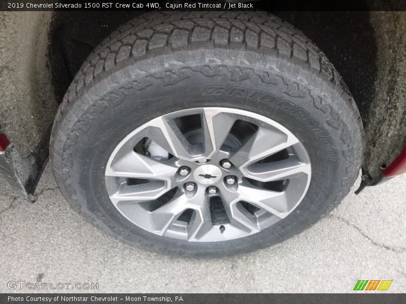 Cajun Red Tintcoat / Jet Black 2019 Chevrolet Silverado 1500 RST Crew Cab 4WD