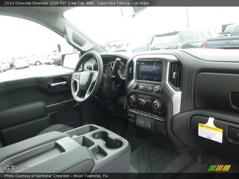 Cajun Red Tintcoat / Jet Black 2019 Chevrolet Silverado 1500 RST Crew Cab 4WD