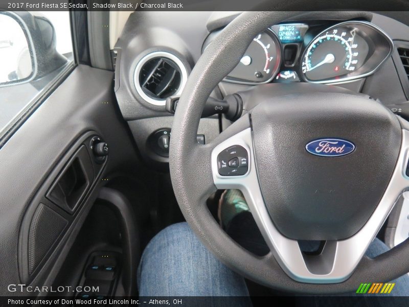 Shadow Black / Charcoal Black 2017 Ford Fiesta SE Sedan