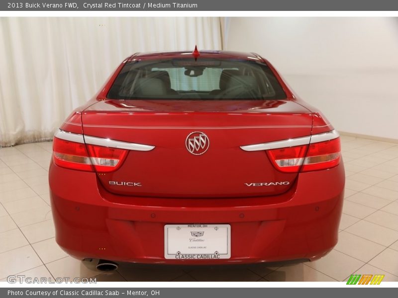 Crystal Red Tintcoat / Medium Titanium 2013 Buick Verano FWD