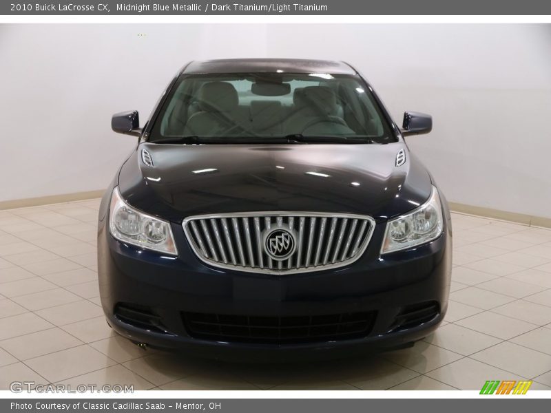 Midnight Blue Metallic / Dark Titanium/Light Titanium 2010 Buick LaCrosse CX