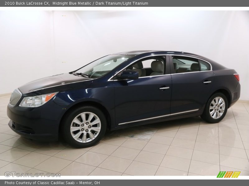 Midnight Blue Metallic / Dark Titanium/Light Titanium 2010 Buick LaCrosse CX