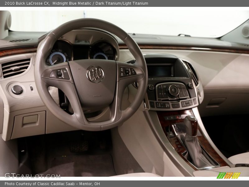 Midnight Blue Metallic / Dark Titanium/Light Titanium 2010 Buick LaCrosse CX