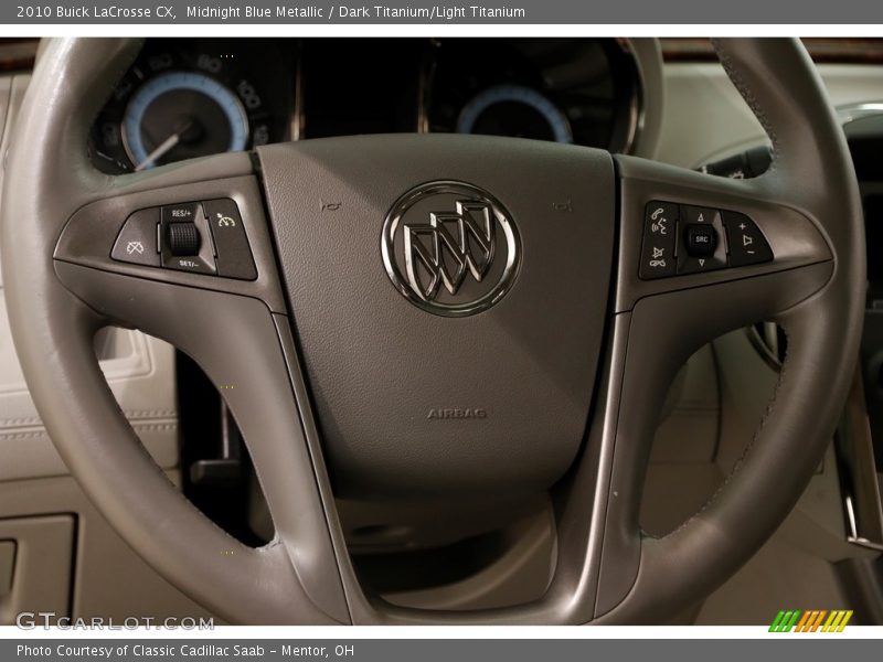 Midnight Blue Metallic / Dark Titanium/Light Titanium 2010 Buick LaCrosse CX