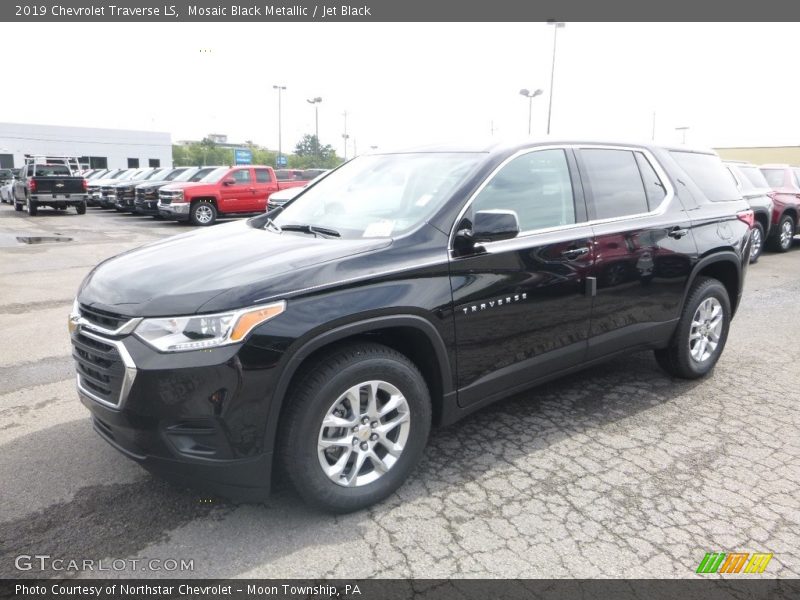 Mosaic Black Metallic / Jet Black 2019 Chevrolet Traverse LS