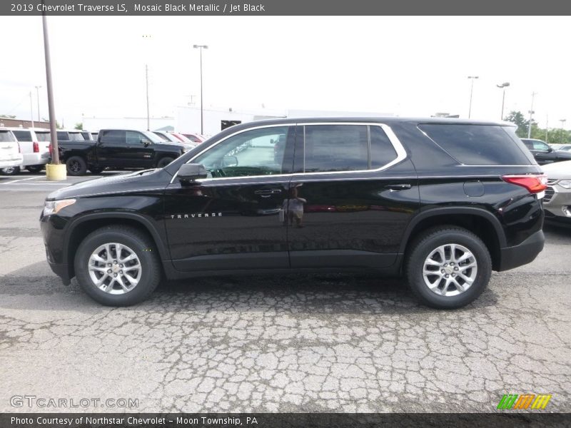 Mosaic Black Metallic / Jet Black 2019 Chevrolet Traverse LS