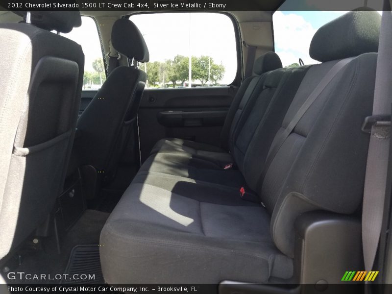 Silver Ice Metallic / Ebony 2012 Chevrolet Silverado 1500 LT Crew Cab 4x4