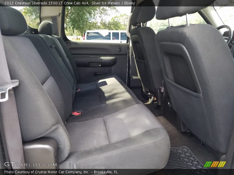 Silver Ice Metallic / Ebony 2012 Chevrolet Silverado 1500 LT Crew Cab 4x4